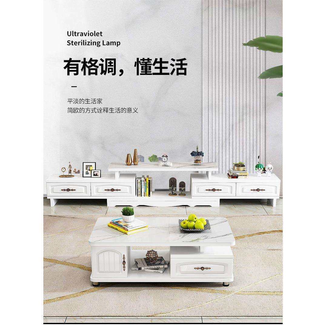 欧式简约圆弧形钢化玻璃桌子圆角茶几家用客厅茶桌客厅小户型