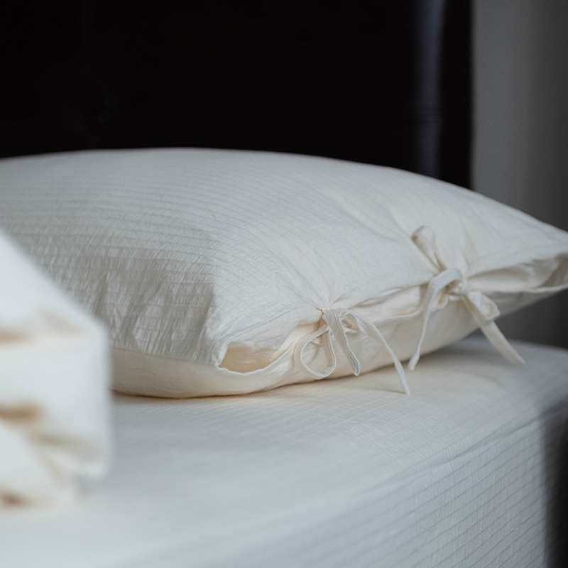 A类日式水洗全棉四件套 民宿纯白色酒店优质被套床单裸睡床上用品