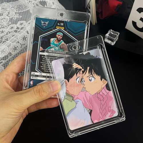 RINGNOTE防UV紫外线磁吸卡砖超透韩娱专辑小卡拍立得收纳咕卡砖块