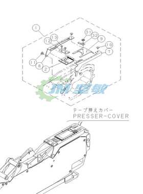 适用CM602CM402 NPM飞达压料盖2432mm N610090959AA N610011373AA