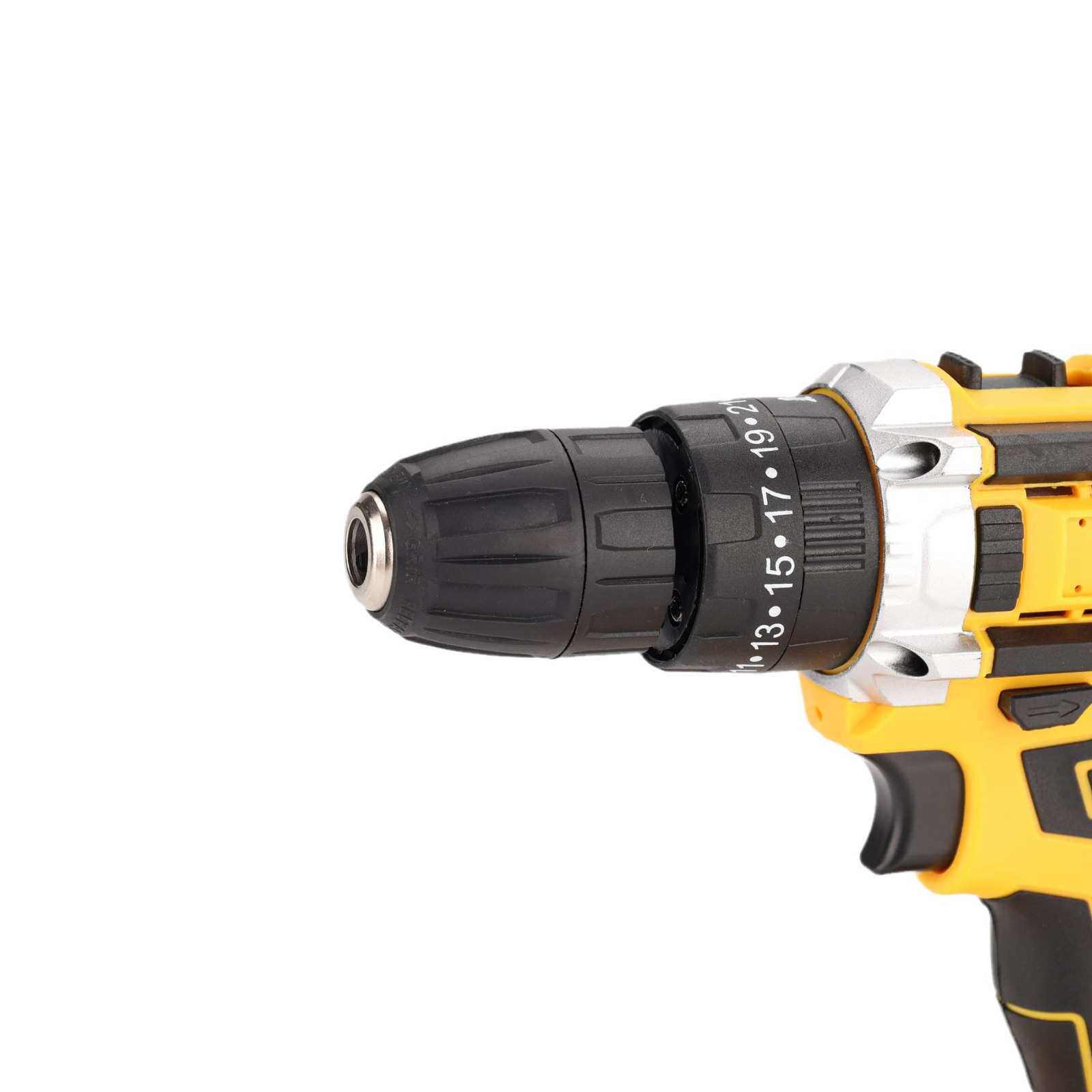 跨境多功能家用手电钻大功率冲击钻多配件套装无线充电锂电钻