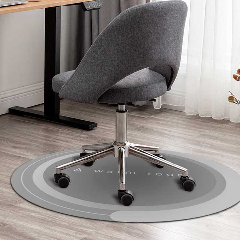 电脑椅地垫转椅垫子圆形地毯防滑书房滚轮学习椅子脚垫地板保护垫