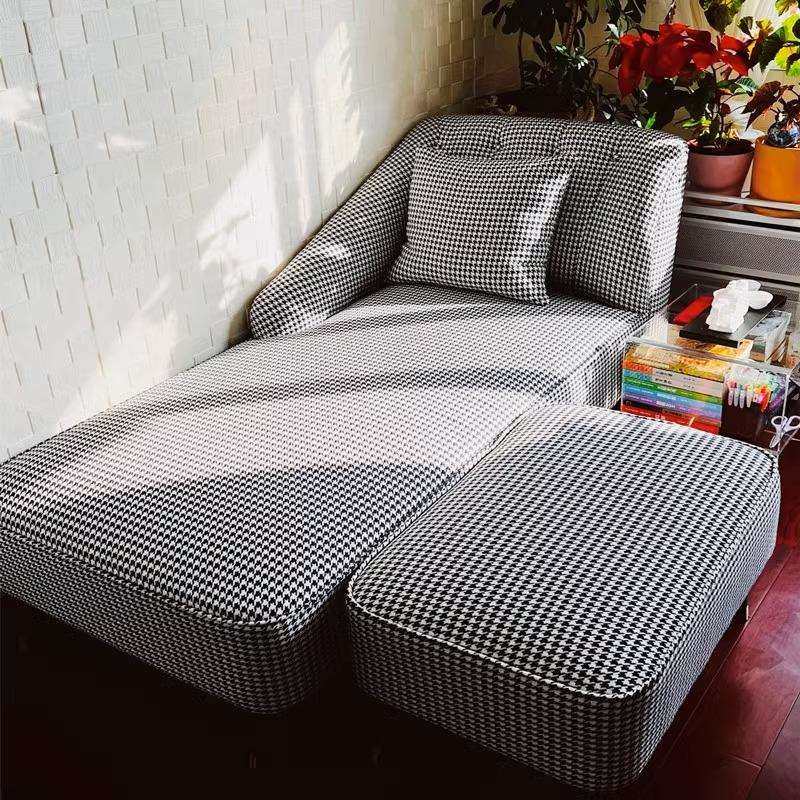 贵妃椅美人榻卧室小户型客厅沙发单人简约现代轻奢千鸟格贵妃躺椅,玩具/童车/益智/积木/模型,毛绒/玩偶/公仔/布艺类玩具,淘宝优惠券,粉丝福利购,淘宝优惠卷