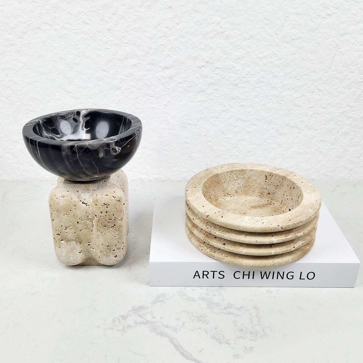 现代轻奢大理石托盘欧式高档收纳盘客厅餐桌茶几树脂装饰品水果盘