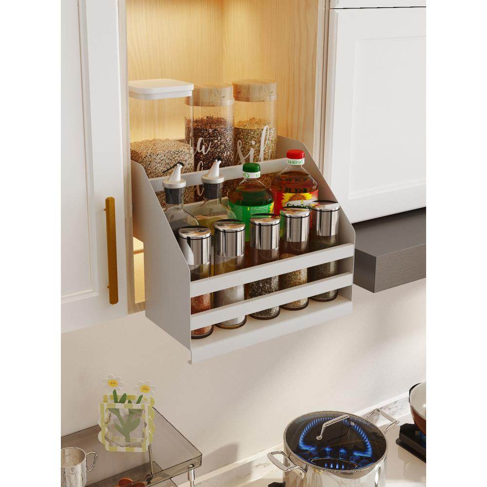 厨房橱柜吊柜升降拉篮柜内下拉式调料架调味品收纳置物架双层小号,电子元器件市场,其它元器件,淘宝优惠券,粉丝福利购,淘宝优惠卷