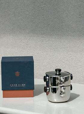 莺歌烧新品316不锈钢便携式旅行茶具小套装户外旅行露营泡茶壶