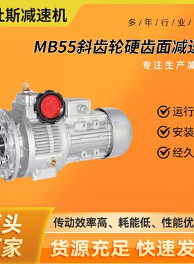厂家直供无极变速机立式同轴式硬齿面无段变速机mb55无极调速器
