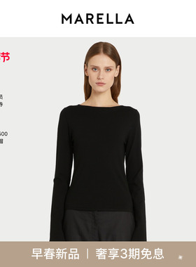 【2026早春新品】MARELLA 女装圆领毛针织衫3361216102