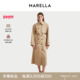 2026早春新品 MARELLA 女装 双排扣长款 风衣外套3021056102