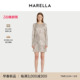 2026早春新品 长袖 MARELLA 真丝中长款 连衣裙3221176102 女装