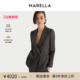 翻领双排扣绵羊毛西装 修身 外套3046175202 2025秋冬女装 MARELLA