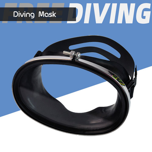 成人高清不锈钢大框浮潜面镜