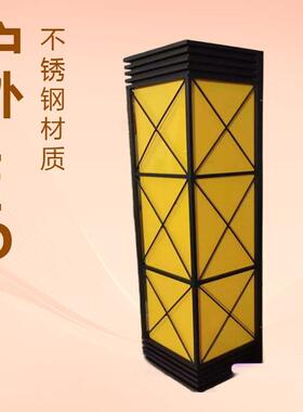 太阳能围墙柱头deng别墅花园景观庭院灯欧式户外防水方形太阳能