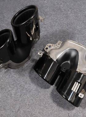 奔驰AMG四出尾嘴GLB35改装W177CLA117GLA后唇A45S/A35L尾喉排气管