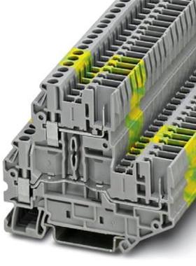 菲尼克斯凤凰端子双层端子螺钉连接灰色 UTTB 2,5/2P-3060351