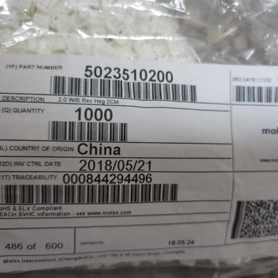 供应5023510200原装连接器502351-0200现货