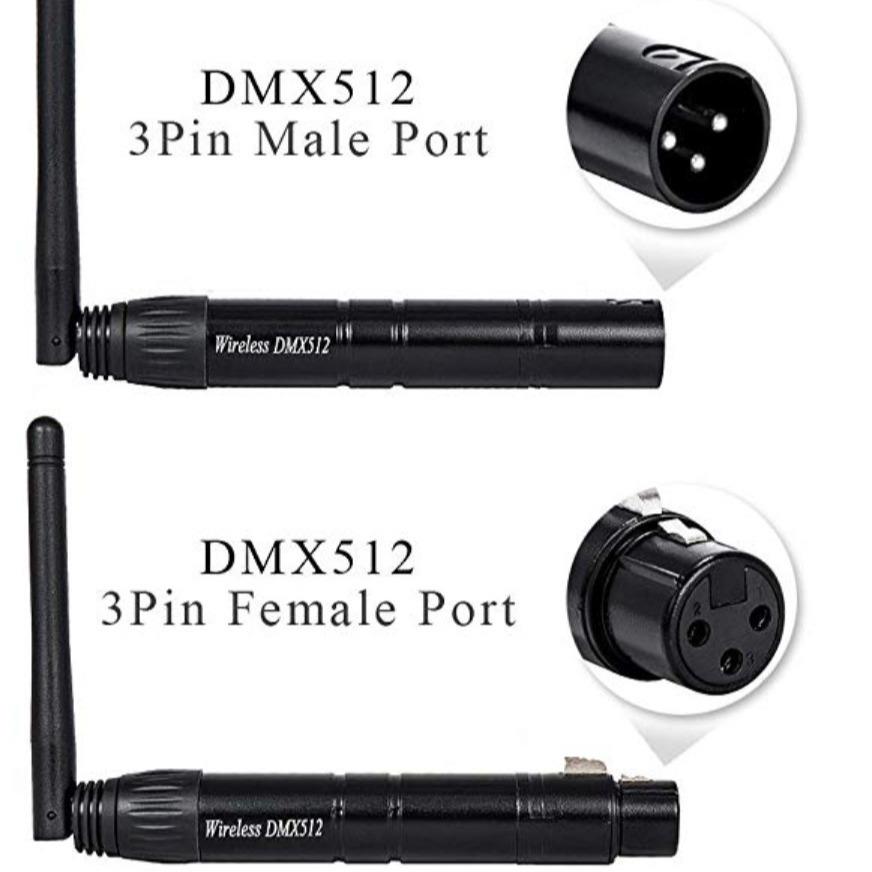 2.4GXLR无线DMX512控制器 接收发射一体机
