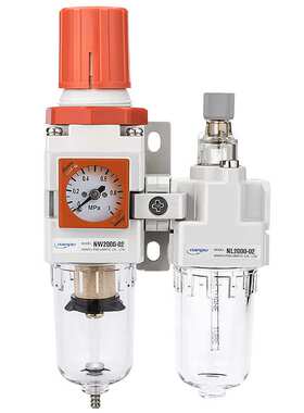 厂家气源处理器 NC2010-02二联件G1/4接口 油水分离器