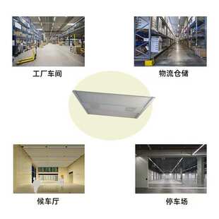 LED线条灯线型工矿灯100 200 300瓦仓房车间吊灯停车场高棚照明灯