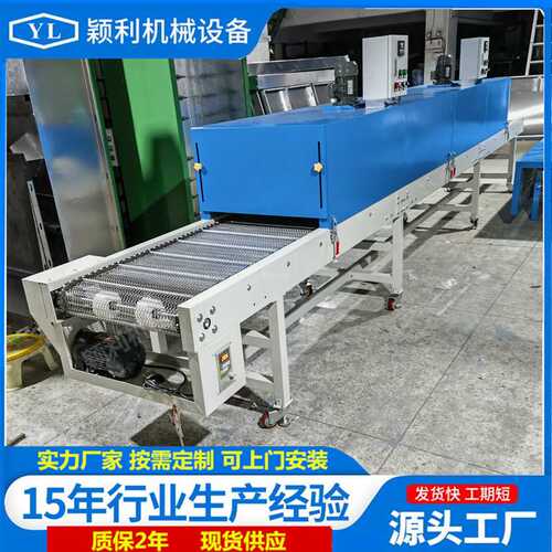 电热烤炉流水线不锈钢链板传输带隧道炉烘干线清洗烘烤线喷涂设备