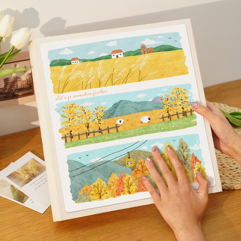 相册本大容量纪念册插页5寸6寸照片收纳家庭宝宝儿童成长记录影集