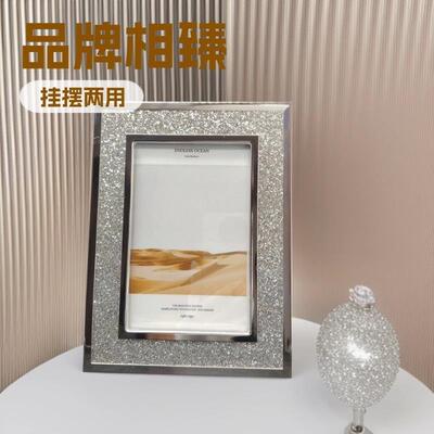 轻奢银MF902色3寸，6寸寸，寸，10寸璀璨7金属相框,8，样板，间摆