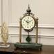 1客厅金属座钟摆件台钟钟坐钟轻奢创意时装 欧式 6909A 饰表钟古仿