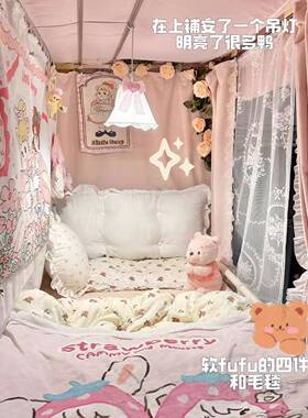 靠枕床头宿室垫舍大学上铺改造生软包护腰靠背寝室枕头卧房WVL间