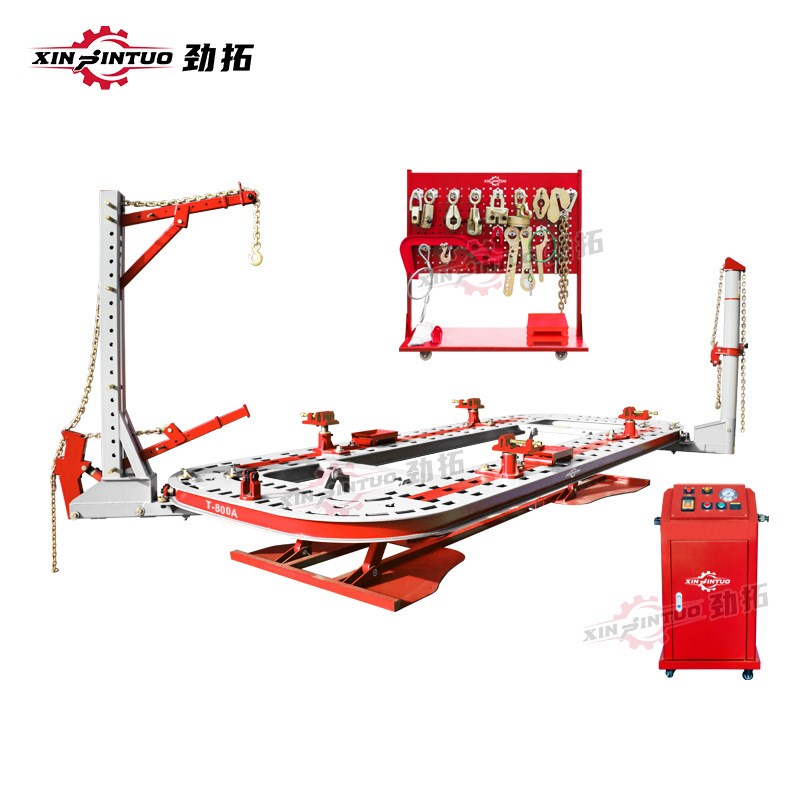 劲拓汽车车身大梁校正仪五排钣金车身凹陷修复升降平台供应