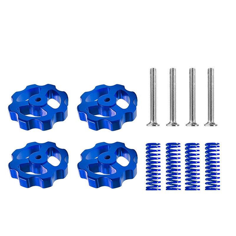 3D打印机热床调平螺母配件 CR10 Ender3新款M4调平螺母组件全金属