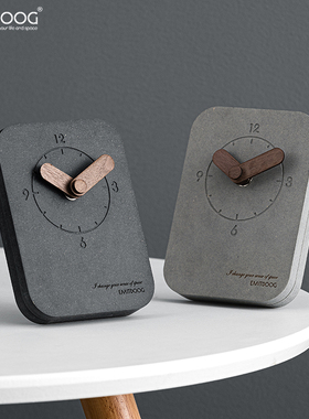 EMITDOOG简约台式座钟台钟学生卧室摆件家居饰品创意装饰品礼物