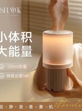 GOSHAWK罗马柱香薰灯无线香薰机卧室家用自动喷香机充电礼盒香薰