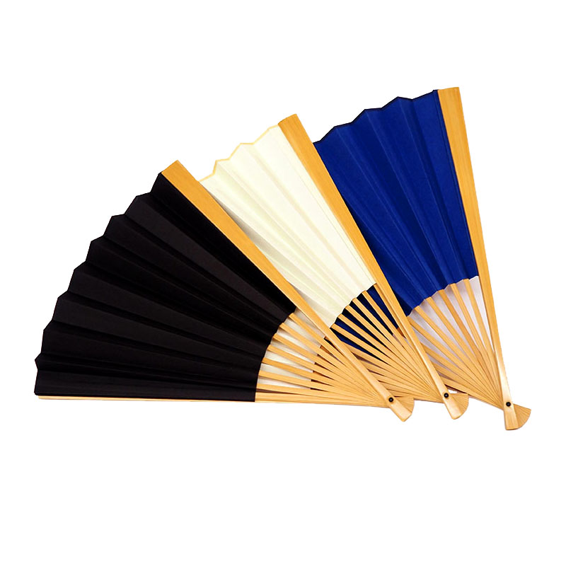 95寸玉竹折扇空白苏工扇面宣纸精工文玩竹扇子7寸8寸空白宣纸折扇