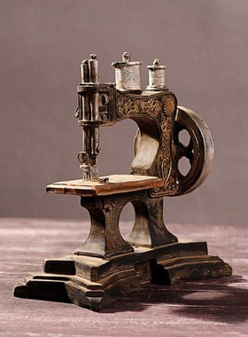 创意礼品 酒吧 复古做旧工艺摆件 缝纫机 家居装饰品