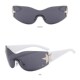 Sunglasses Goggle y2k Glasses Womens Female Star UV400 Desi