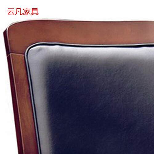 油漆板高背会议椅现代办公班台椅 简约时尚电脑椅纯皮会议椅
