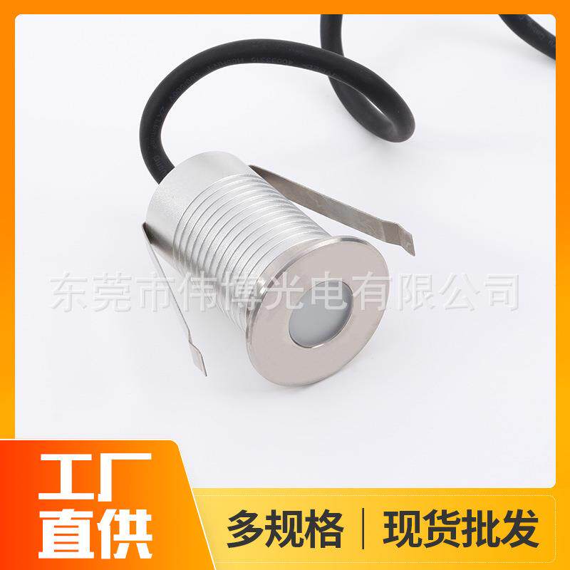 不锈钢草坪迷你户外射灯广场景观地坪灯别墅LED圆形嵌入式地埋灯