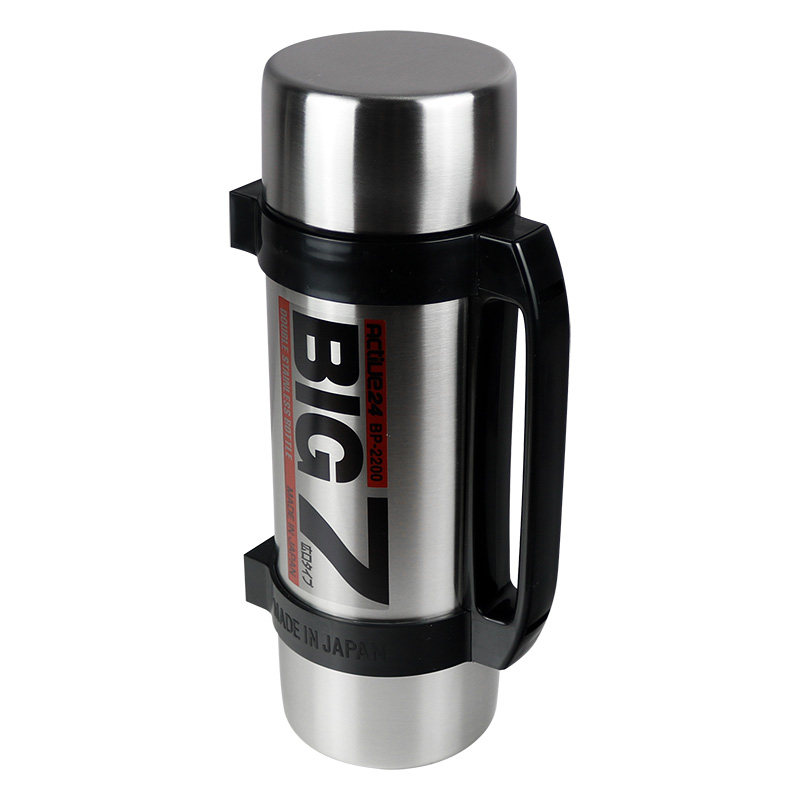 珍珠生活进口保温壶 车载旅游 暖壶水瓶户外大容量便携水壶2200ML