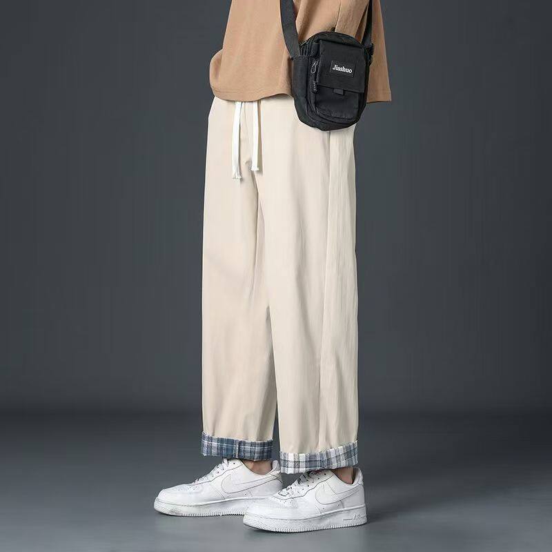 唐狮DESSO男款阔腿裤休闲百搭显瘦工装裤子直筒