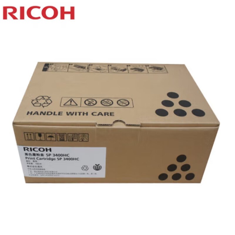 理光(Ricoh)SP 3400LC 黑色小容量墨粉盒 适用于SP3400/3410