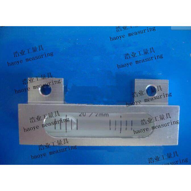 132X20X22 4秒/2mm 螺孔心距111 条式水平仪 条形水准器 水准泡