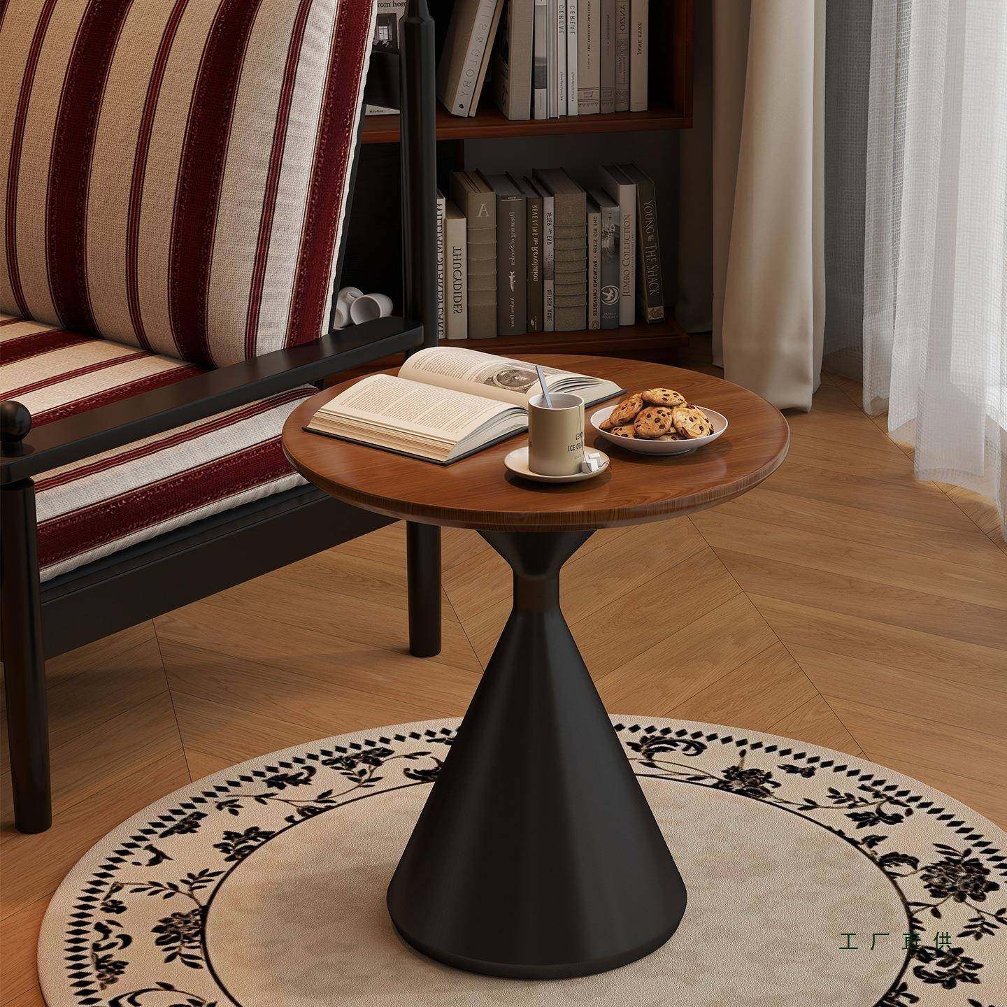 复古小圆桌客厅沙发边几轻奢阳台休闲茶几铁艺角几床头置物架边桌,畜牧/养殖物资,畜牧/养殖器械,淘宝优惠券,粉丝福利购,淘宝优惠卷