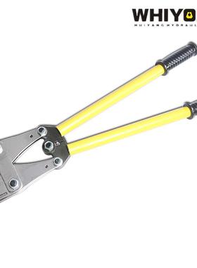 压接钳机械式手动开口铜铝裸端子冷压电缆HY-10120压线钳