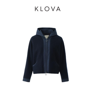 【KLOVA】春秋青黛蓝可脱卸帽外套  SY6197(UN)