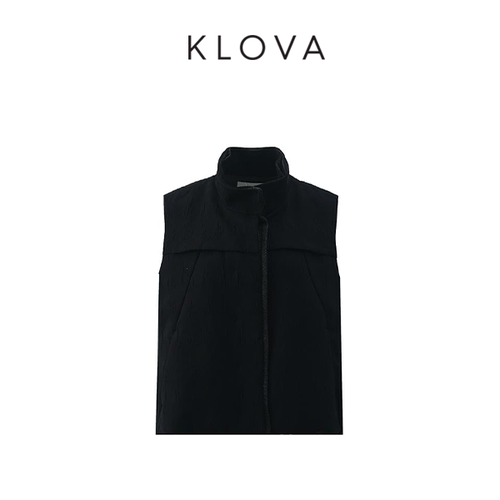 【KLOVA】冬季提花质感拼色夹棉马甲  JM2826(UN)