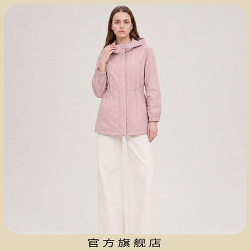 KLOVA柯罗芭时尚商务连帽H型风衣