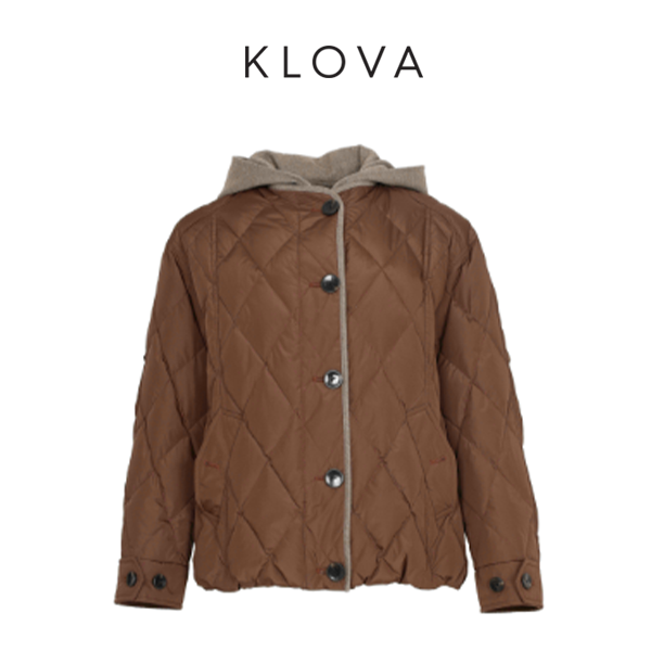 【KLOVA】冬季羽绒服  【A】菱形格短款YS6000(AUN)