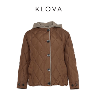 【KLOVA】冬季羽绒服  【A】菱形格短款YS6000(AUN)