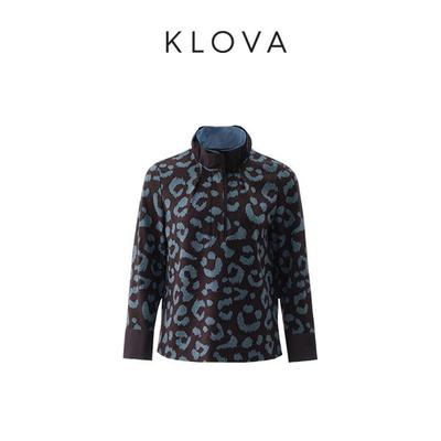 【KLOVA】冬季朱古力云朵针织印花衬衫  CT5774(UN)