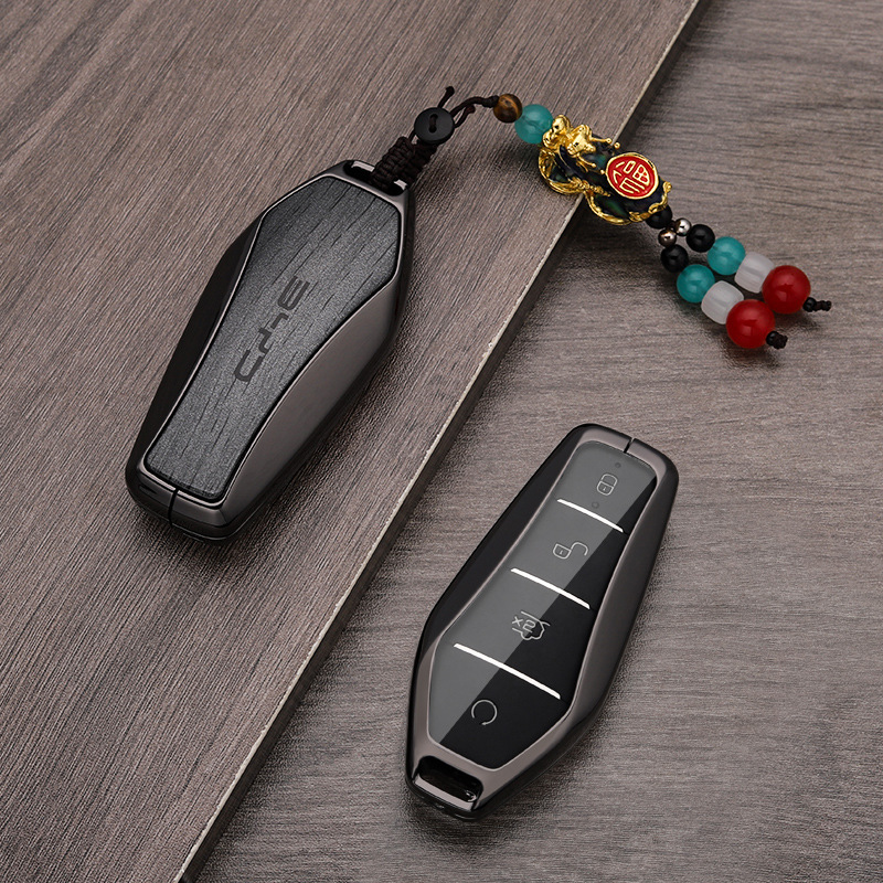 适用比亚迪秦l钥匙套海豚汉ev宋p